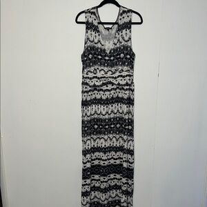 Relativity Sleeveless V-neck Maxi Dress T18*